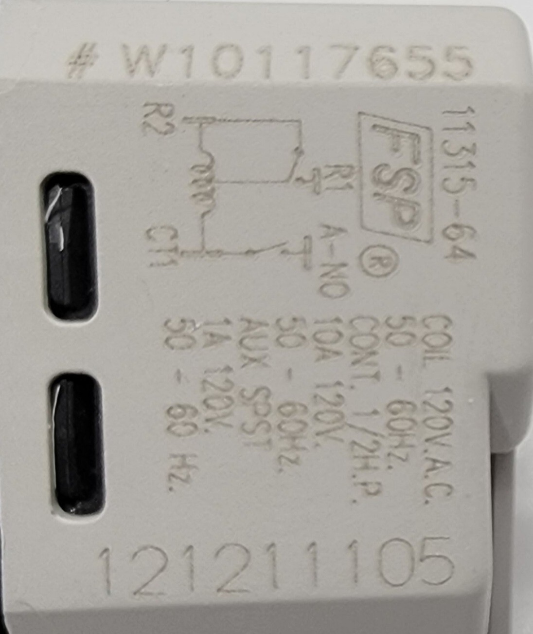 Genuine Dryer Whirlpool Start Switch Part#W10117655