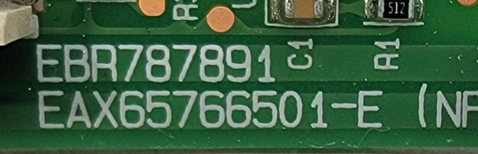 Genuine Dryer LG Control Board Part#EBR78789101