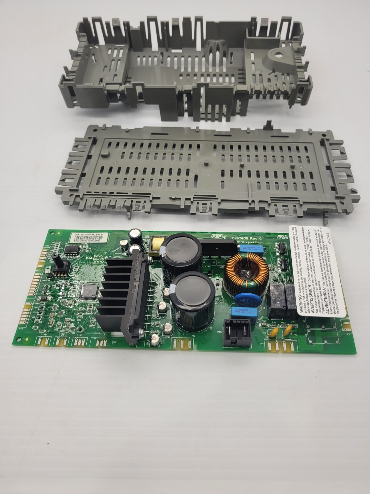 Genuine GE Washer Main Control Board + Cover Top Part#WPW10187488