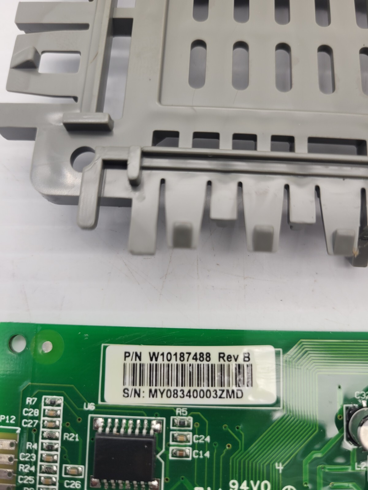 Genuine GE Washer Main Control Board + Cover Top Part#WPW10187488
