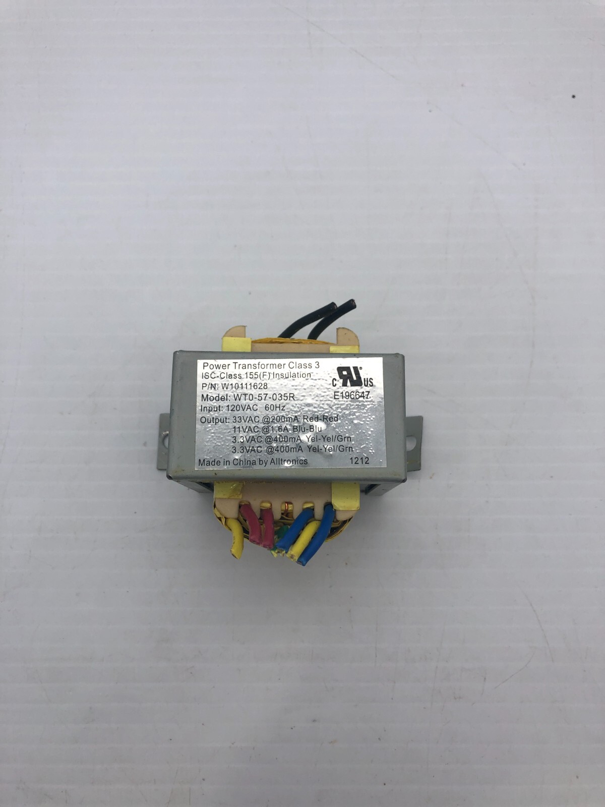Genuine Kitchen Aid Range Transformer Part#W10111628 WPW10111628