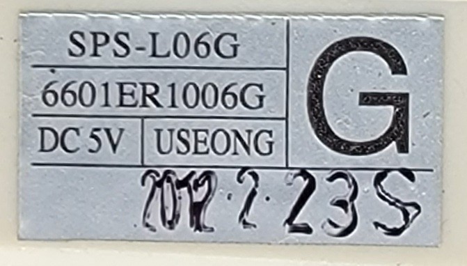 Genuine Washer LG Pressure Switch Part#6601ER1006G