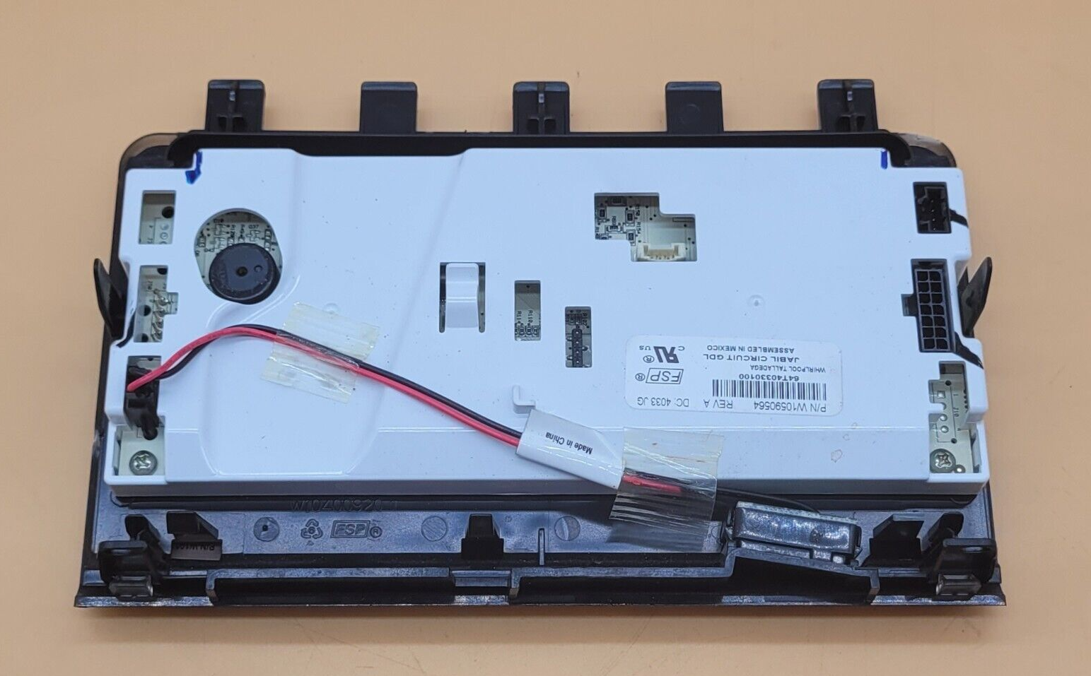 Genuine Refrigerator Whirlpool Dispenser Control Panel Part#W10400920