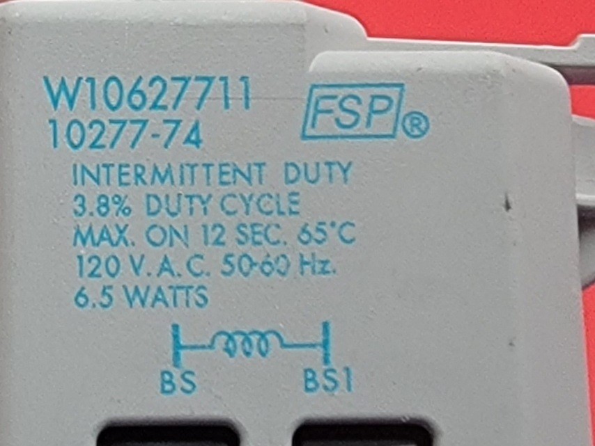 Genuine Dryer Maytag Buzzer Switch Part#W10627711