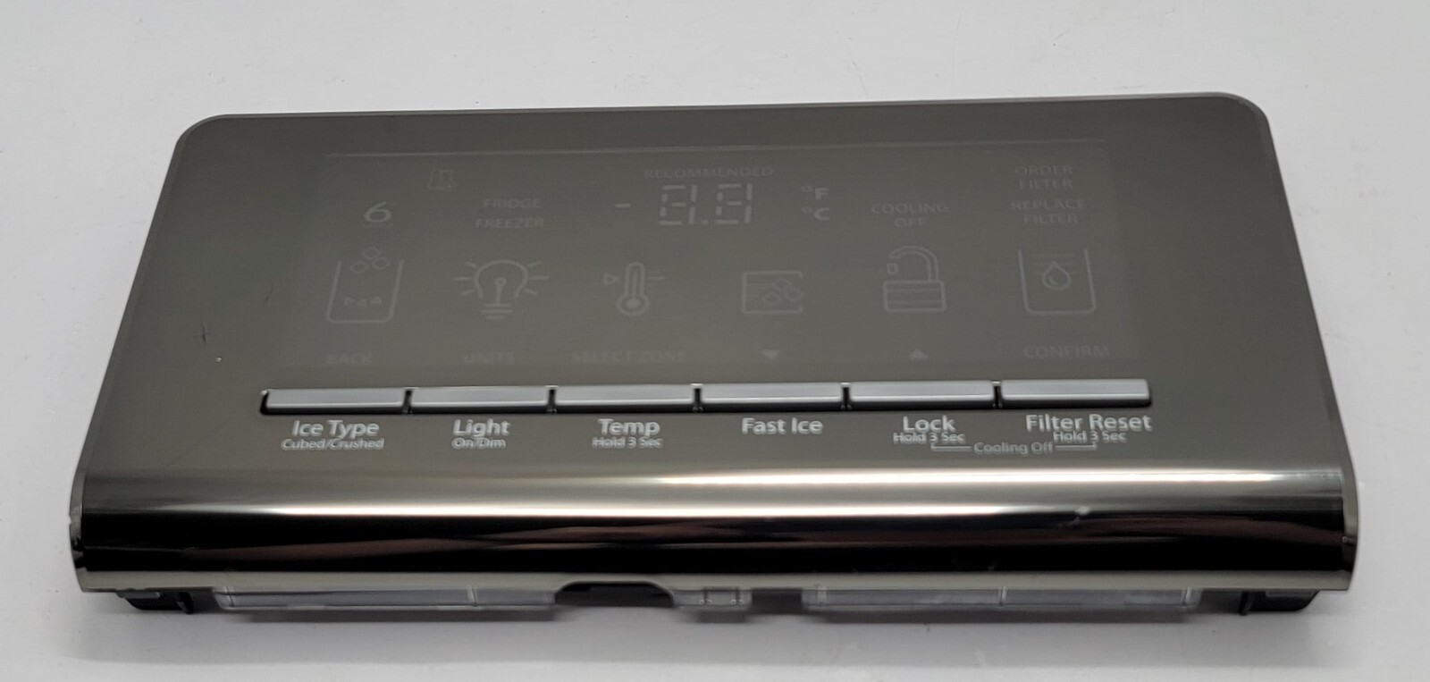 Genuine Refrigerator Whirlpool Display Control Board Part#W10372206