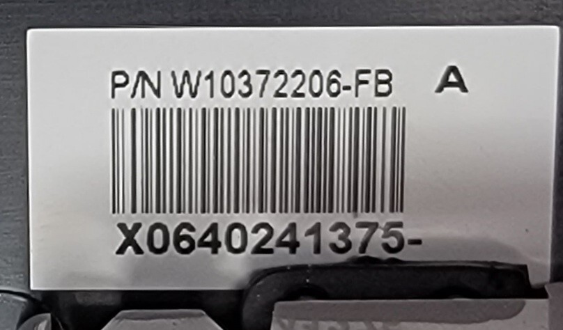 Genuine Refrigerator Whirlpool Display Control Board Part#W10372206