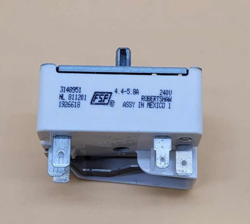 Genuine Oven Whirlpool Infinite Switch Part#3148951