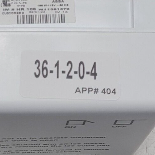 Genuine Refrigerator Kitchen Aid Ice Maker Part#W11381372