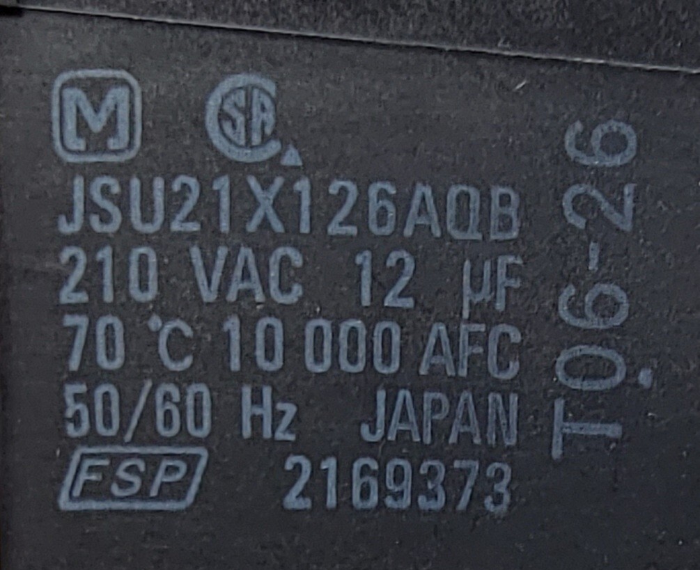 Genuine Refrigerator Kenmore Capacitor Part#2169373