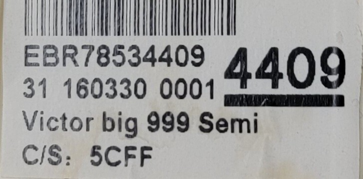 Genuine Washer LG Control Board Part#EBR78534409