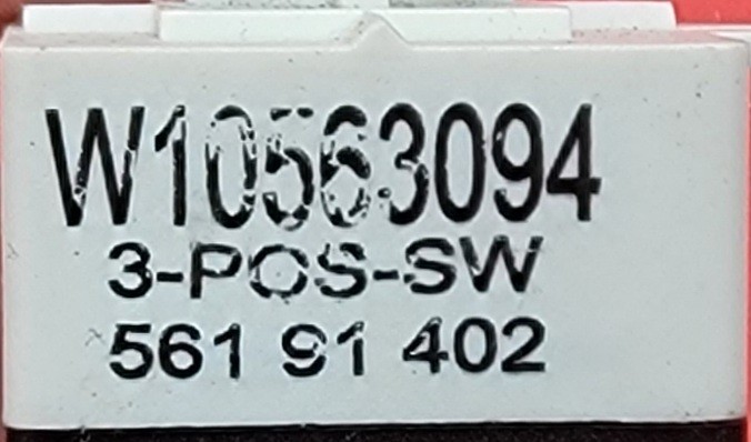 Genuine Dryer Maytag Selector Switch Part#W10563094